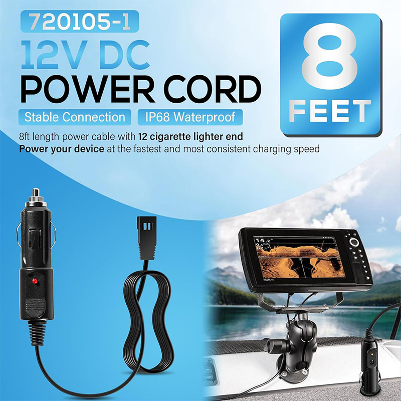 Cabo de alimentação de 12V 720 - Fish Finder Charger avaliação e preço