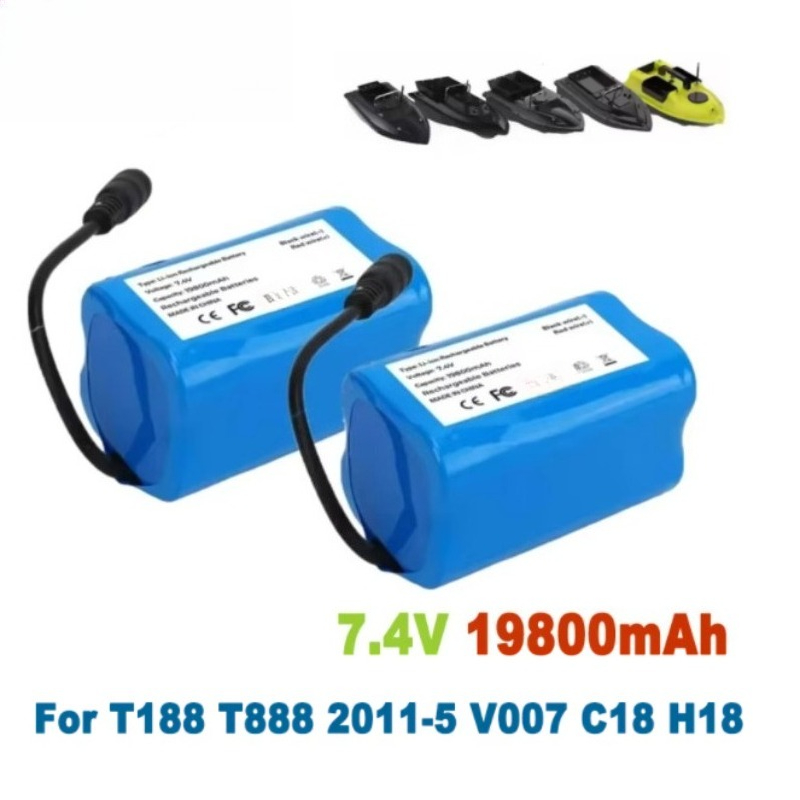 Bateria de 7.4v 19800mah com c - Fish Finder Charger avaliação e preço